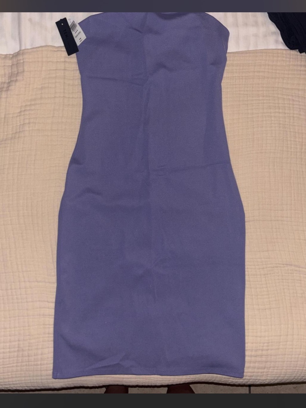 Babaton Strapless Bodycon Dress in Mauve